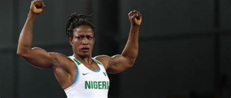 Nigeria's blessing oborududu is overcome with emotion after winning a gold medal in the 68kg women's freestyle wrestling at the commonwealth games. Wrestling Sports in Nigeria - Hall of Fame