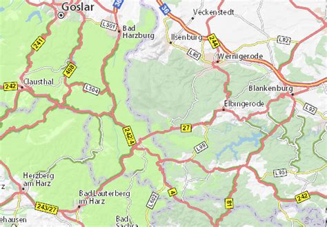 Harzkarte, harz karte, landkarte, routenplaner, das besondere an unserer karte, sie erhalten gleich noch gastgeberempfehlungen. Harz Karte Landkarte / Reymann Specialkarte Harzgebirge ...