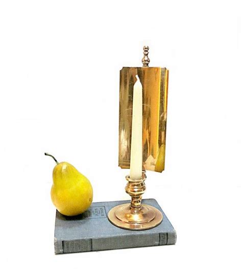 Adding candles is an easy way to turn the mood of an evening around. Brass Reflective Candle Holder Vintage 1960s Ambient ...