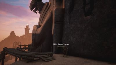 With good food and a little luck, it will grow to be a loyal companion or fierce guardian. Urik, Master Tamer - Official Conan Exiles Wiki