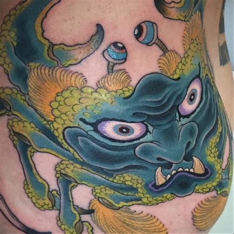 Japanese masks tattoos yokai tattoos. A Guide to The Mythological Creatures of Japanese Irezumi | Tattoodo