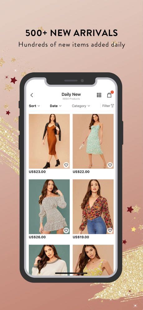 For example, in the shein app's middle section are categories such as dresses, bottoms, swimwear, denim, tops, lingerie, and outerwear. ‎SHEIN-Fashion Shopping Online on the App Store in 2020 ...