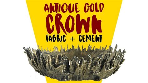 See our picks for the best 10 crown cements in uk. How to Make a Concrete Crown from Fabric and Cement ...