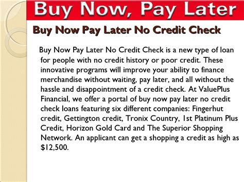 There are no physical locations, but consumers do have access to the bank's network of 38,000 atms across the country. Buy Now Pay Later No Credit Check by buynow paylater - Issuu