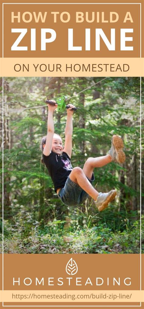 In hongdae, china children use a zipline to cross a wide. How to Build a Zip Line on Your Homestead (With images) | Zip line backyard, Ziplining, Natural ...