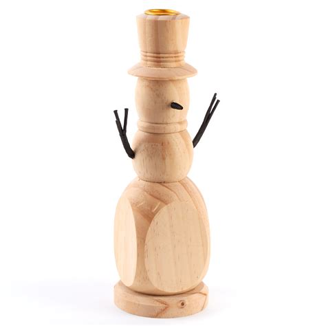 Unfinished wooden round candle holder, tea candle size, wedding candle decor, tea light holder, unfinished wooden minimalist home decor craft supplies & tools woodworking supplies unfinished wood unpainted wood wooden wood candle holder for decoupage wooden. Unfinished Wood Snowman Candle Holder - Lamp Making ...