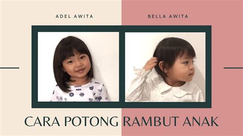 Tunggu sampai rambut agak kering (untuk rambut panjang) atau rambut kering sepenuhnya (untuk rambut bertekstur) sebelum memotongnya. CARA POTONG RAMBUT ANAK - YouTube