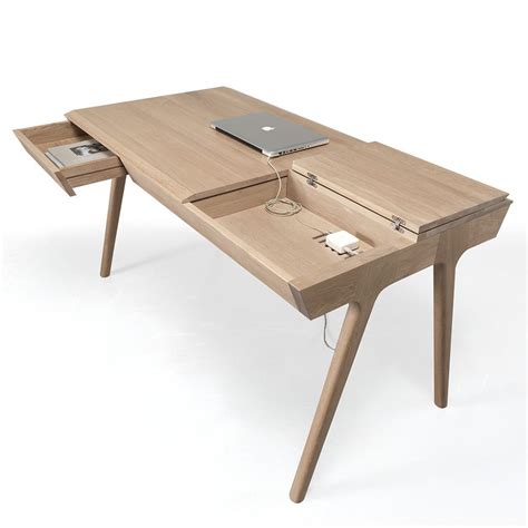 Ikea schreibtisch mit schubladen und bock. Metis - Designer Schreibtisch aus Holz mit Schubladen und ...