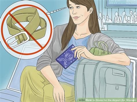 Obviously, i have to go through the metal detector at least twice for each trip. How to Dress for the Airport (for Women): 12 Steps (with ...
