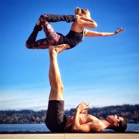 Motivating couples out in the world to get fit together with each other! Source: Instagram user robinmartinyoga | Gorgeous Shots of ...
