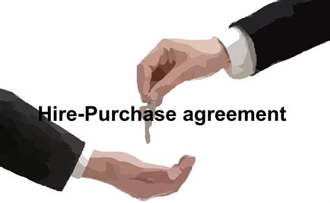 If the monthly rent is to pay installment of your new sme. All you need to know about Hire-purchase agreement - iPleaders