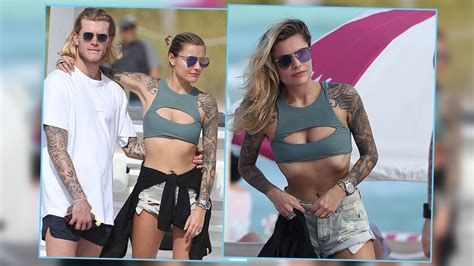 Sah man ihn doch zuvor meist mit blondinen. Sophia Thomalla And Loris Karius : Heiße Zungenküsse im ...