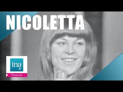 She becomes close friends with america singer and supports her as the future queen of illéa. Nicoletta "La Musique" (live officiel) - Archive INA - YouTube