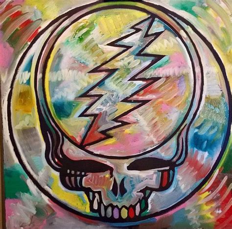 Check spelling or type a new query. Grateful Dead Art Steal Your Face Original Painting by ...