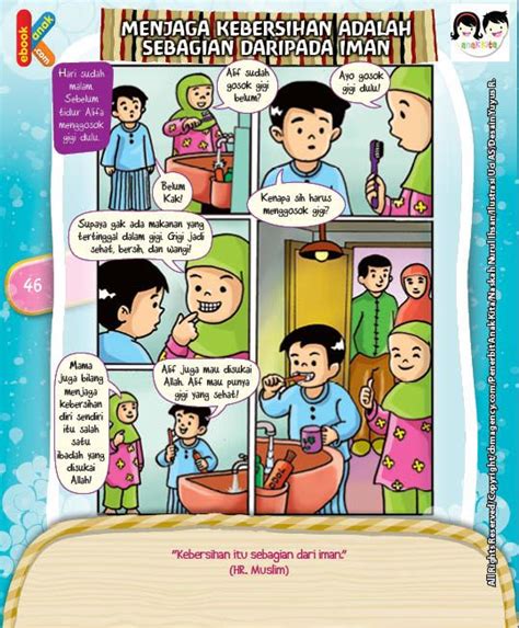 Sayang, masih banyak umat islam yang enggan menjalankan perintah agama ini. Komik Bergambar Tentang Kebersihan - Guru Ilmu Sosial