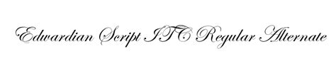 This font viewed 0 times and. FontsMarket.com - Download Edwardian Script ITC Regular ...