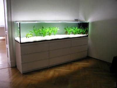 So sieht der erste schrank für ein aquarium mit den maßen 45x28x30 (lxbxh) aus MALM Kommoden als Unterschrank | Aquarium schrank ...