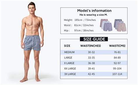 Refer to the chart for proper helmet size. Vanever 3PK Men's Woven Boxers, 100% Cotton Boxer Shorts ...