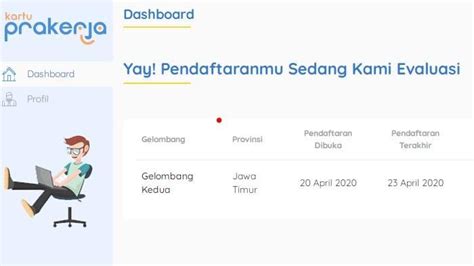 • masuk ke laman prakerja.go.id. Daftar Kartu Pra Kerja Gelombang II di prakerja.go.id ...
