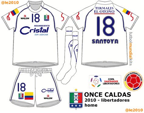 Se o santos vencer o once caldas, nós, que torcemos pelo peixe, vamos celebrar! Fútbol Mundial Kits - Uruguay: Once Caldas - 2010 ...