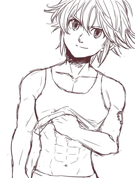 Their supposed defeat came at the hands of the holy knights, but rumors continued to persist that they were still alive. by yuka | Anime seven deadly sins, Dessin manga facile ...