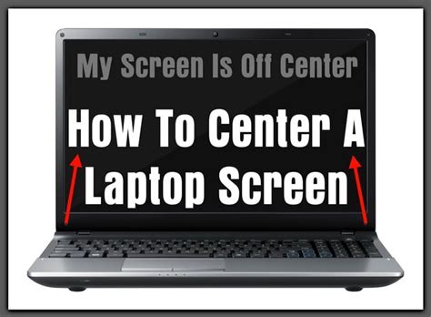 For this reason, we have collected some information which will help you in measuring the true size of laptop. How To Center A Laptop Screen - Fix Off Center Screen