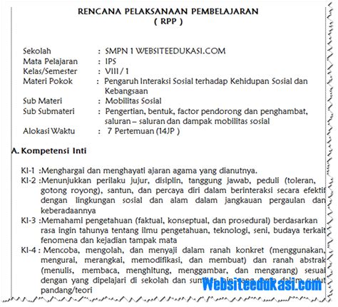 Silabus covid ipa kelas 8. Contoh Silabus Kelas 3 Sd Mata Pelajaran Ipa - Revisi Sekolah