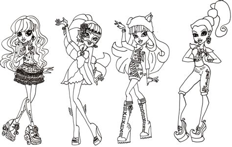 Free printable monster high coloring pages: Desenhos Para Colorir Da Monster High Clawdeen desenhos ...