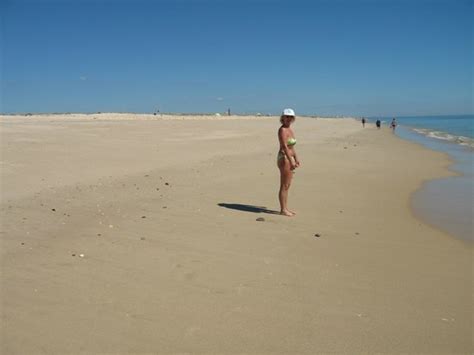 The atlantic ocean forms its coastline. Barril Beach - miles of deserted golden sand - Picture of ...