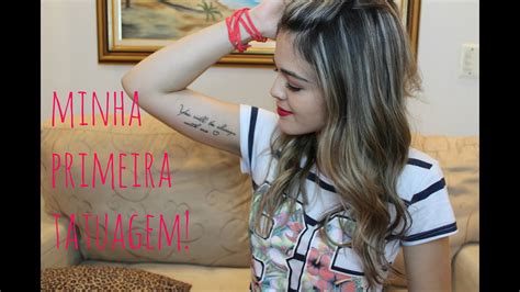 No dia 20 de junho, o mais velho chegou em casa com uma namorada de dar inveja. MINHA PRIMEIRA TATUAGEM: Significado, Dor, Cuidados, etc... - YouTube