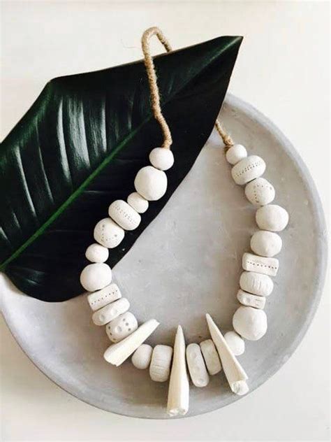 We did not find results for: Handmade clay bead + cuttlefish bone wall hanging decor necklace | Clay beads, Hanging wall ...