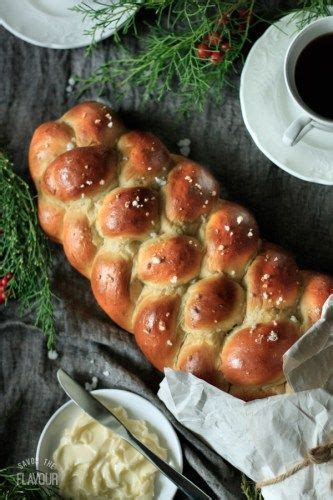 Braid together, stretching strips while braiding to keep even and uniform in length. Christmas Bread Braid Plait Recipe / Braided Easter Bread Recipe : On a lightly flowered board ...