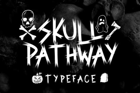 The cursed font generator can be used to generate messed up text that can be used on different social media platforms such as under scary videos on youtube, on your facebook status and even in. Skull Pathway (Font) by Rifki (7ntypes) · Creative Fabrica in 2020 | Spooky font, Graffiti font ...