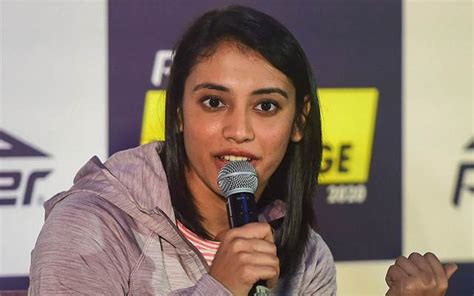 Krishnamurthy, hindistan ekibinin bir parçasıydı. Smriti Mandhana names the cricketers she's cheering for in ...