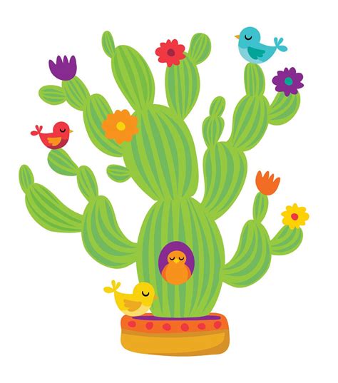 26 piece giant cactus measuring ap. A Sharp Bunch Giant Cactus Bulletin Board Set | JOANN ...