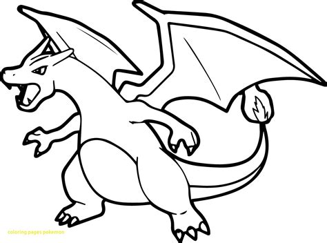 These pokemon coloring pages to print are suitable for kids between 4 and 9 years of age. Pokemon Coloring Pages Charizard Printable | Free Coloring ...