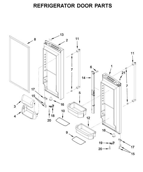 Check spelling or type a new query. KitchenAid KRFF305ESS02 bottom-mount refrigerator parts ...