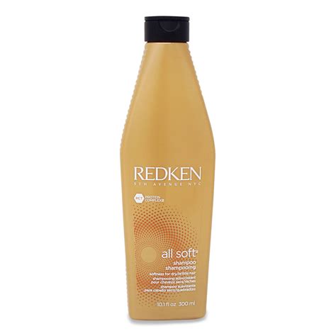 This shampoo works for all hair types and all types of damage. Redken - All Soft Shampoo - 10.1 Oz