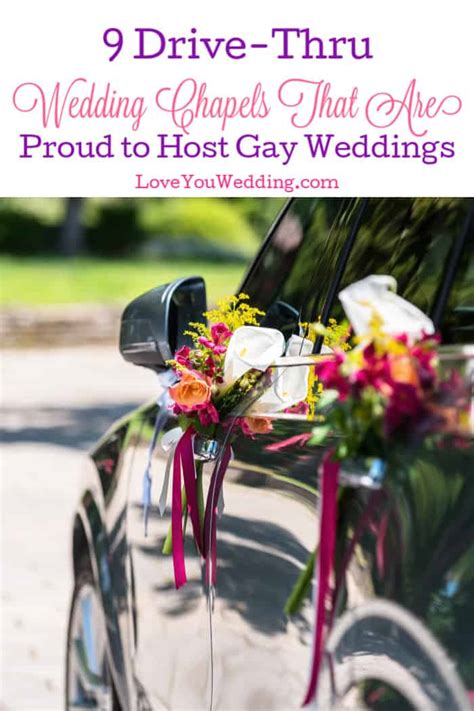 Drive through in a private limousine, a rental. 9 Amazing Drive Thru Wedding Chapels That Are Proud to ...