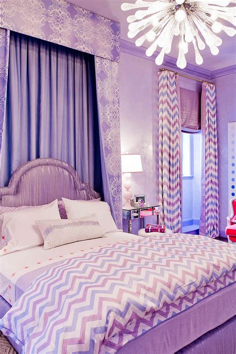 Dashing purple color bedroom design. 20+ Hottest Curtain Design Ideas for 2021 | Pouted.com ...