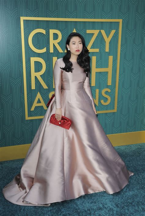 When you have a collection of asian people on the screen, each one becomes a more complex character that you've never seen before. AWKWAFINA at Crazy Rich Asians Premiere in Los Angeles 08 ...