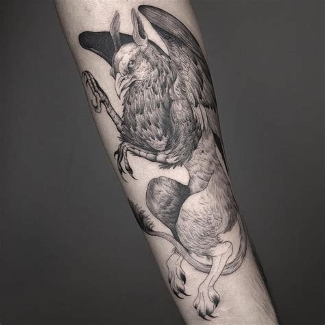 Maybe you would like to learn more about one of these? Freehand Gryphon tattoo (With images) | Gryphon tattoo, Tattoos, Skull tattoo