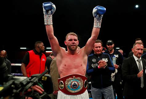 Canelo alvarez added another title belt in the super middleweight division, handing billy joe saunders his first loss when the english boxer didn't come out for the ninth round saturday night. HAT'S OFF TO BILLY JOE, OUR TWO WEIGHT KING - Frank Warren