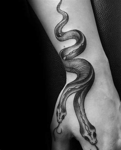 Maybe you would like to learn more about one of these? 30 Two Headed Snake Tattoo Ideas For Men - Serpent Designs ...