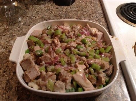 Chicken pork adobo, pork cacciatore, pork and mushroom soup, etc. Leftover Pork Casserol | Leftover pork loin recipes ...