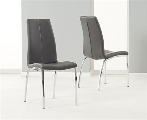 Hampton charcoal leather chair from elements. Cavello Charcoal Grey Chairs