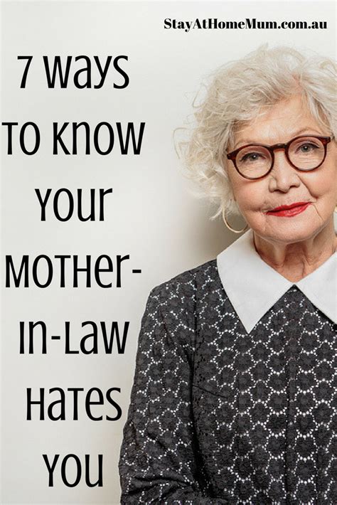 Jenny happens to meet eun suk. 7 Ways to Know Your Mother-in-Law Hates You - Stay at Home Mum