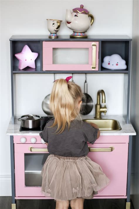 What can i do with my play kitchen at ikea? IKEA DUKTIG Play Kitchen Makeover | Ikea play kitchen ...