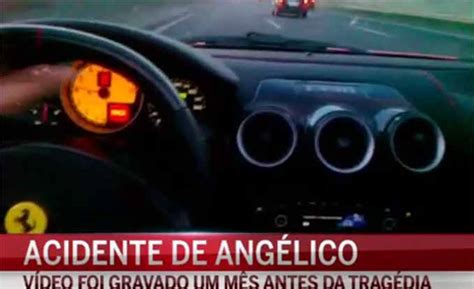 O cantor angélico vieira conduzia o bmw 635 a mais do dobro da velocidade permitida por lei. Vídeo de Angélico foi descoberto e vai ser usado em tribunal!