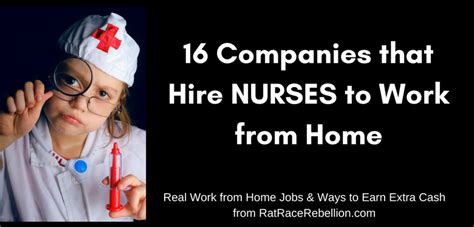 To assess needs, giving appropriate care advice and disposition to the appropriate. 16 Companies that Hire NURSES to Work from Home | Nursing ...
